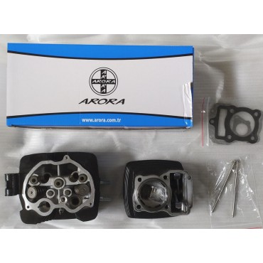 Arora Cg  Si̇li̇ndi̇r Set+Si̇li̇ndi̇r Üst Kapaği Tk. (Si̇yah 150Cc)