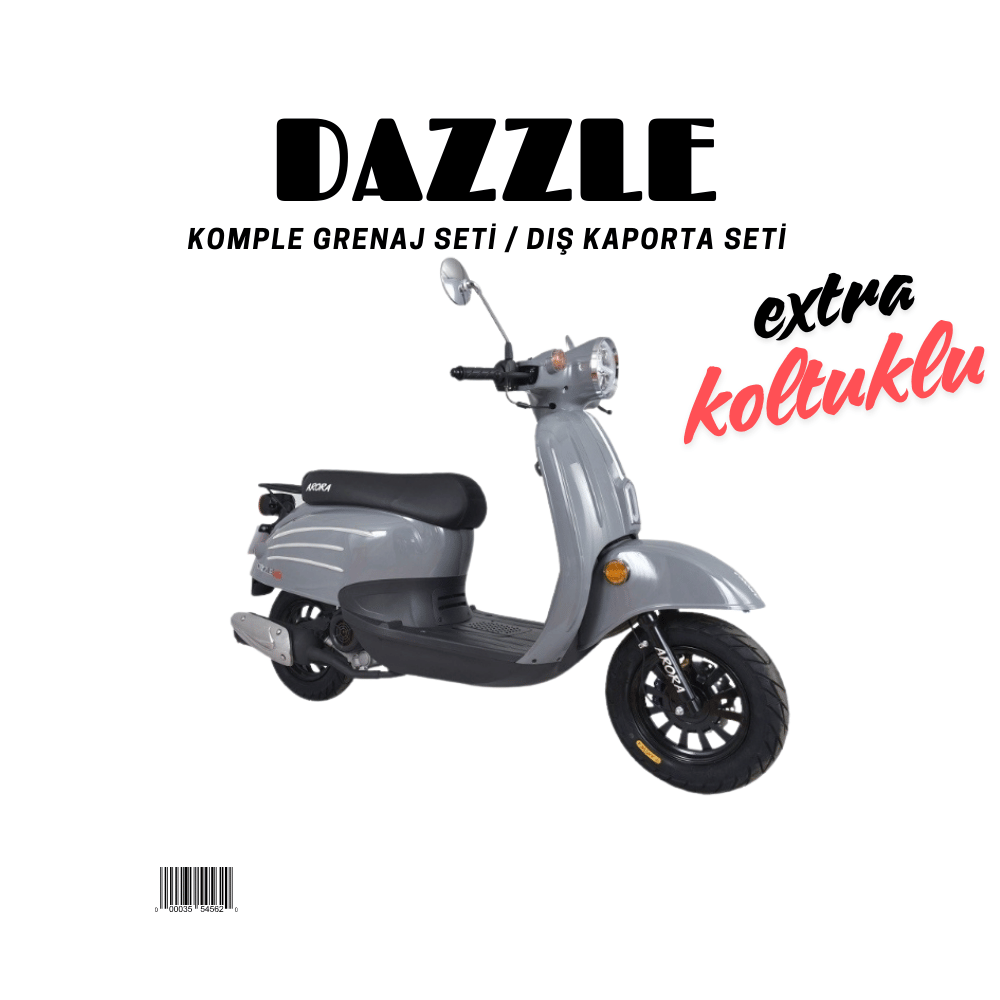 Arora Dazzle Nardo Gri Grenaj Seti 16 Parça + Koltuklu